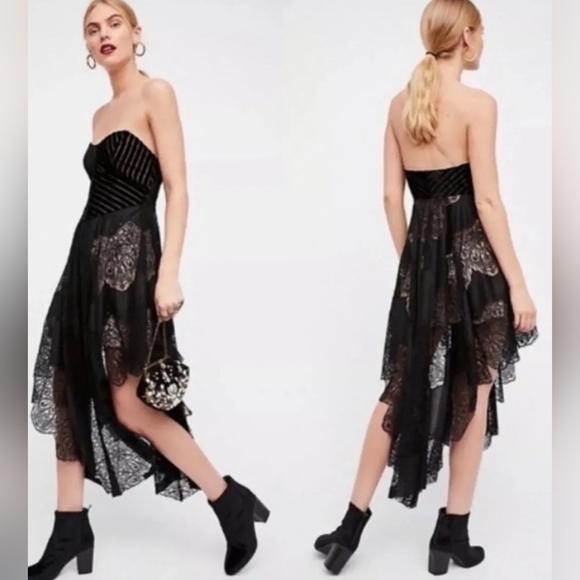 Free People Dark Fairy Midi Dress - Picture 3 of 9